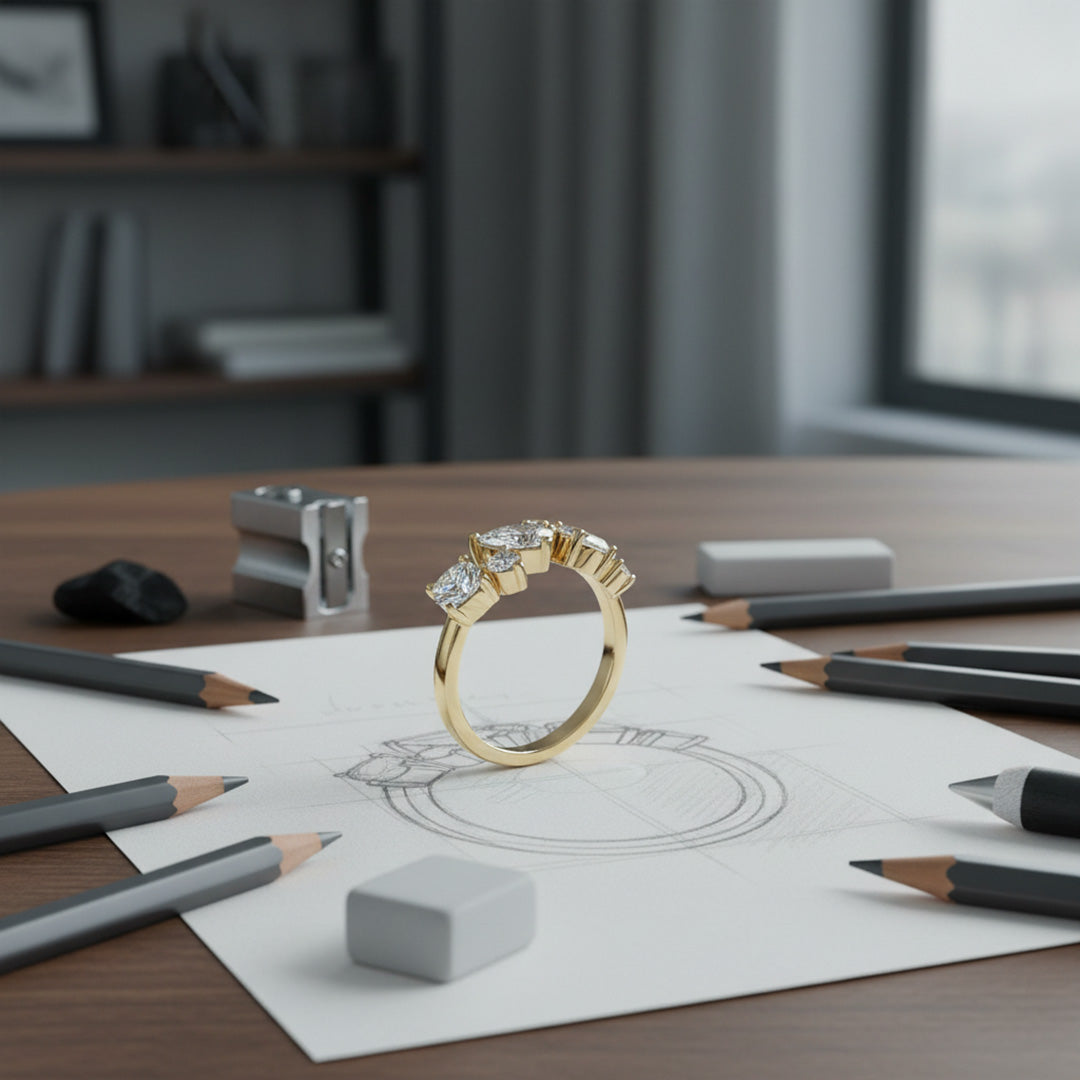 'Elena' Wedding Band