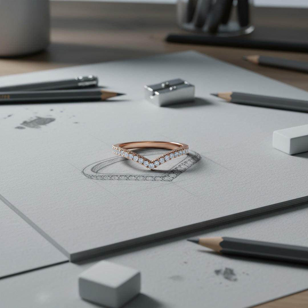 'Emmie' Wedding Band