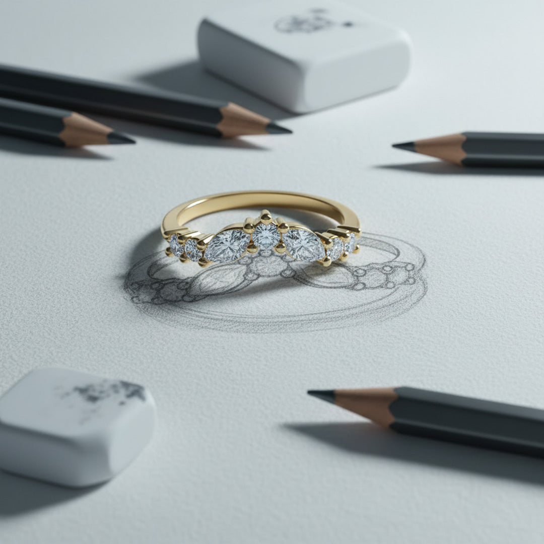 'Luna' Wedding Band