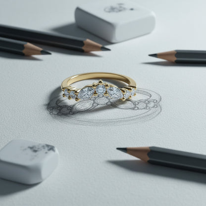 'Luna' Wedding Band