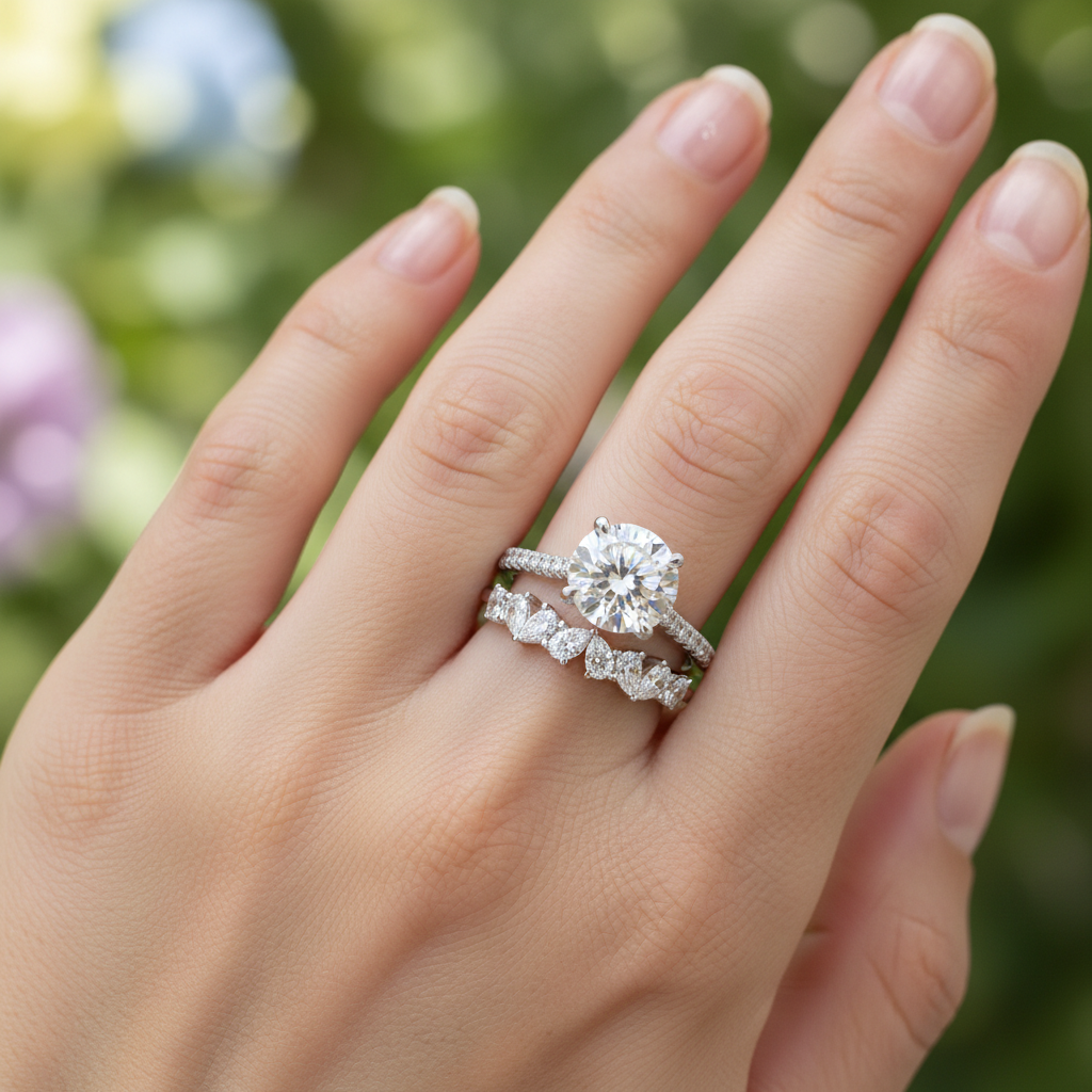 'Skylar' Wedding Band