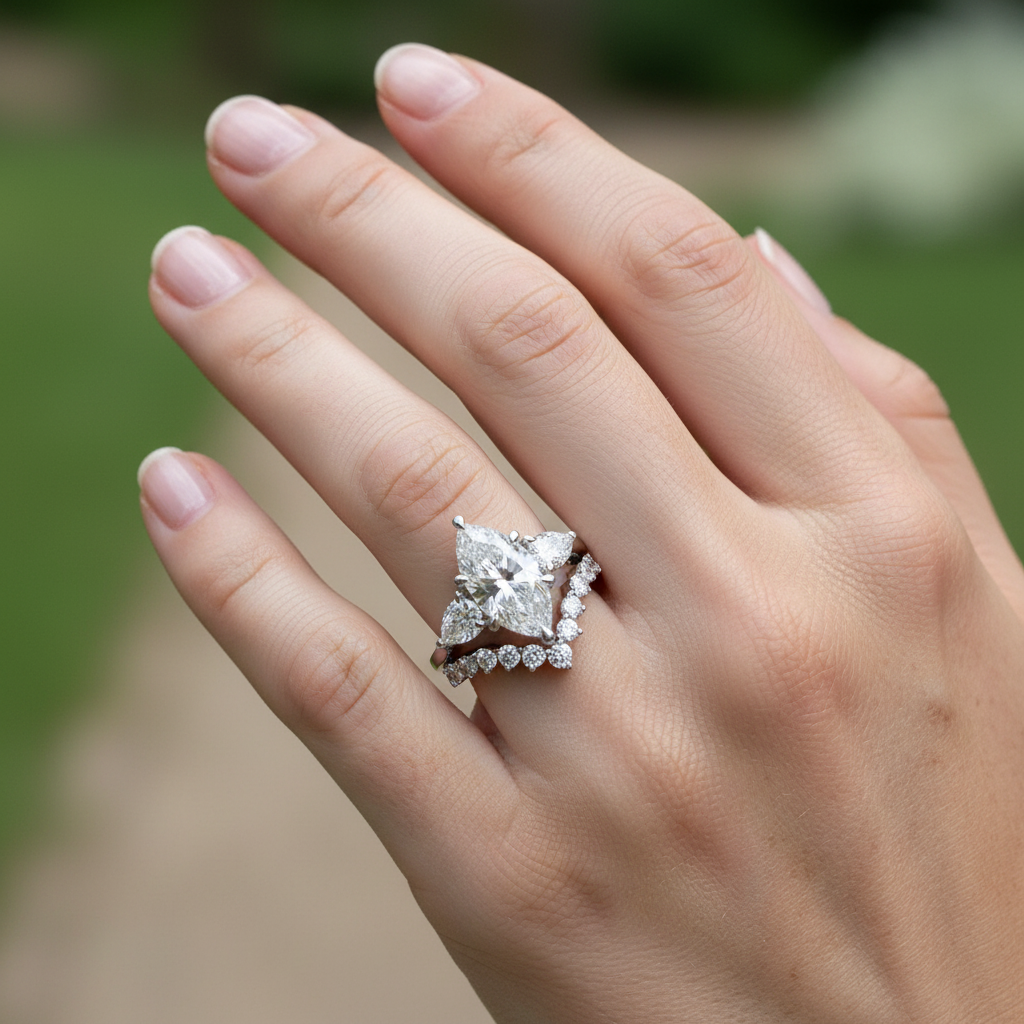 'Diana' Wedding Band