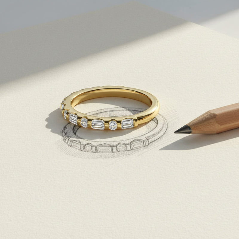 'Rosie' Wedding Band