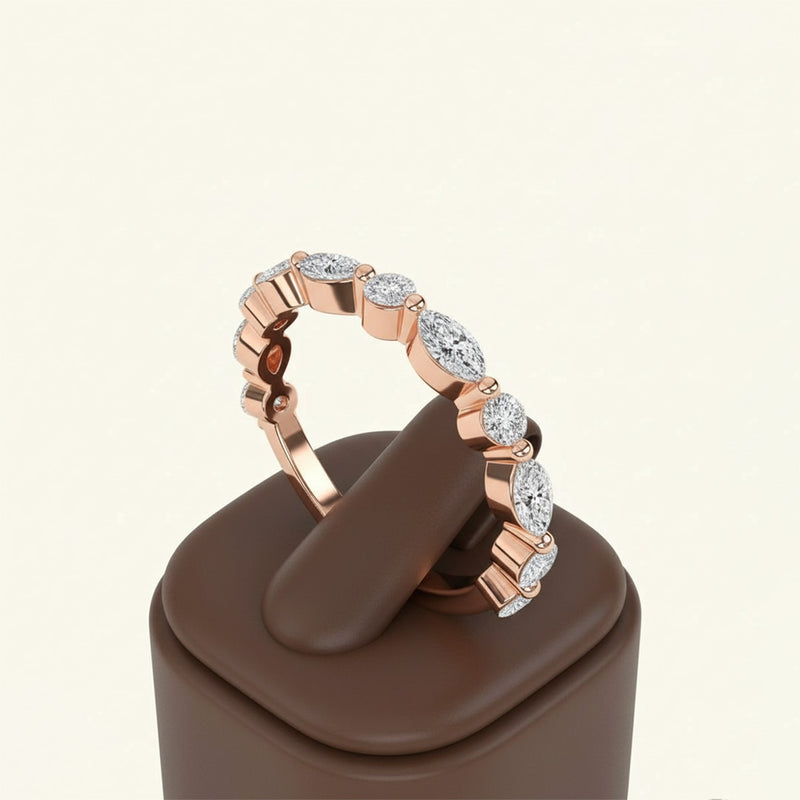 'Violet' Wedding Band