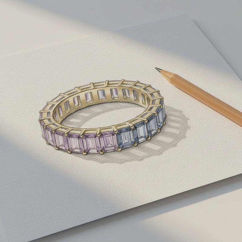 'McKenna' Wedding Band