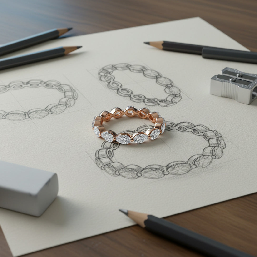 'Bailey' Wedding Band