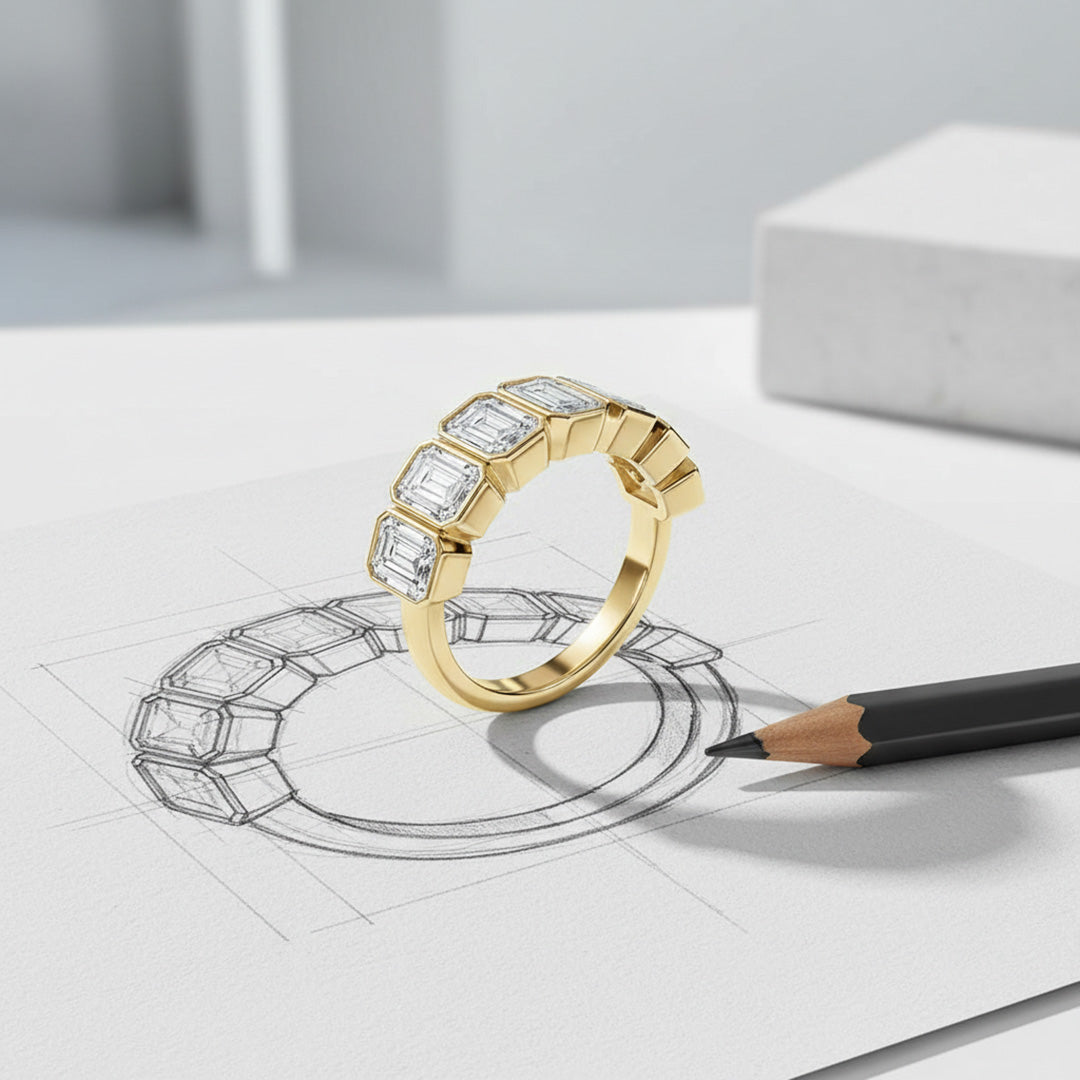 'Reagan' Wedding Band