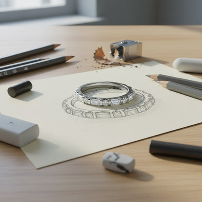 'Rosie' Wedding Band