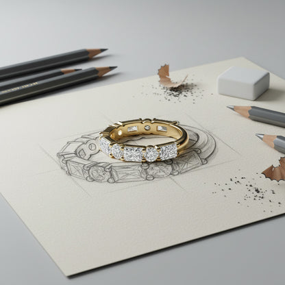 'Arabella' Wedding Band