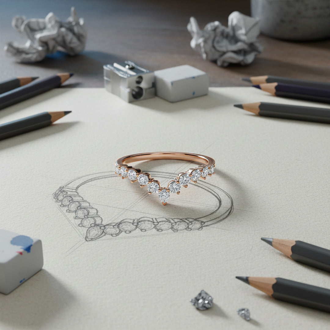 'Diana' Wedding Band