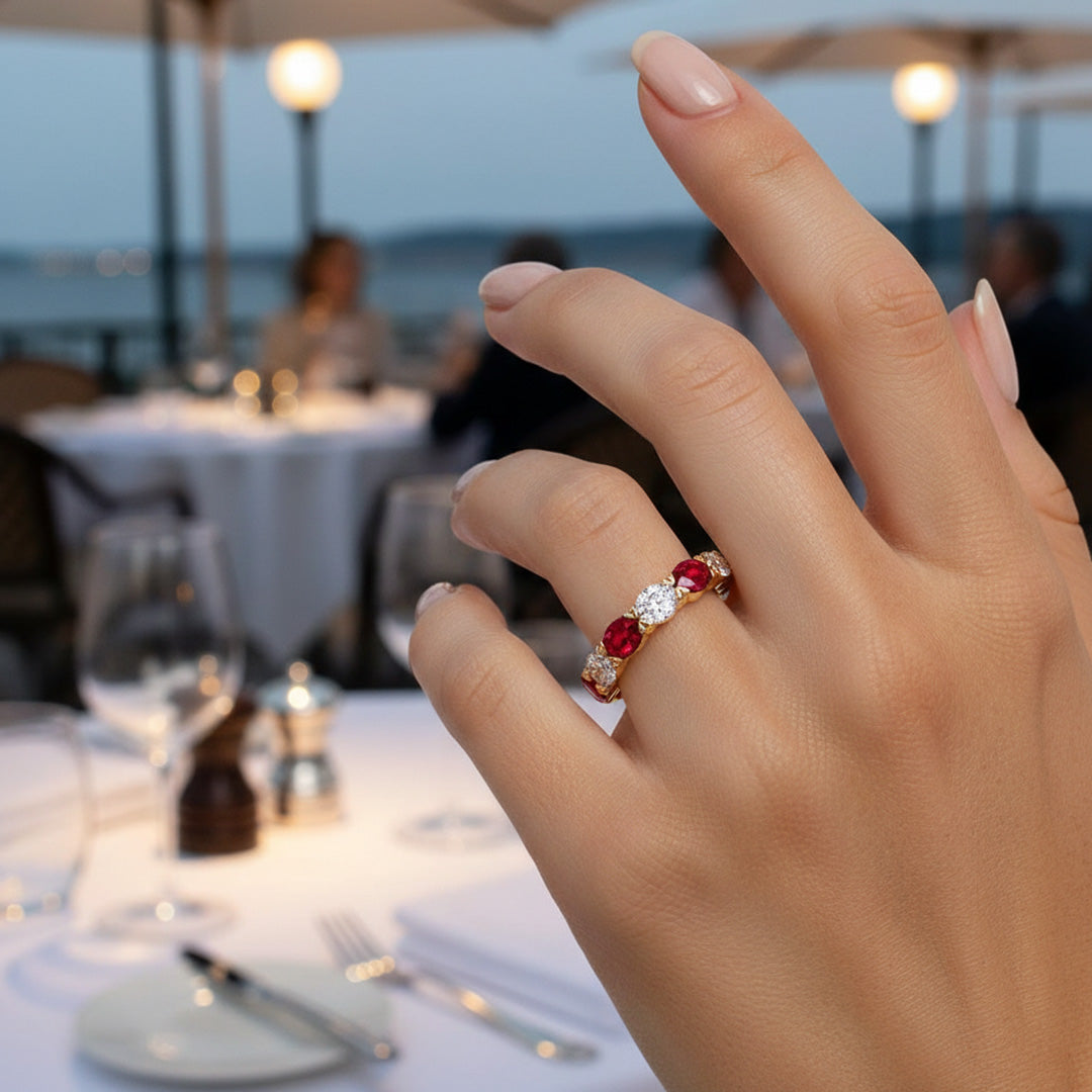 'Jasmine' Wedding Band