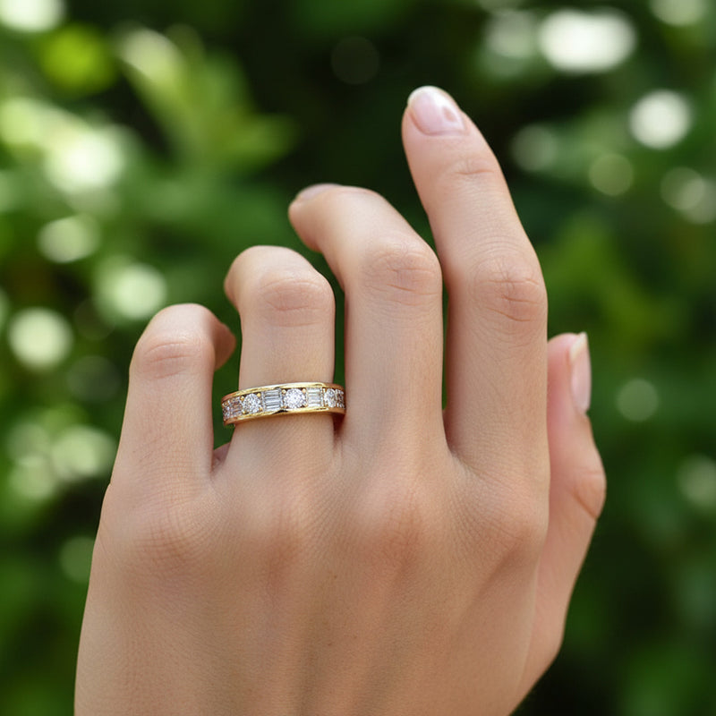 'Jade' Wedding Band