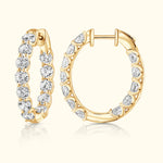 6.00ct Inside-Out Hoops