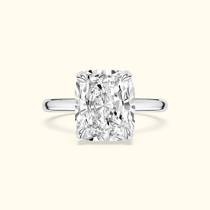 'Lilian' Ring with 4.02ct Cushion Diamond