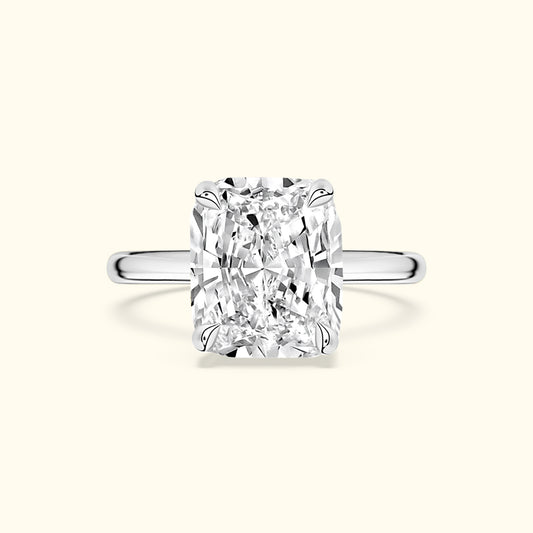 'Lilian' Ring with 4.02ct Cushion Diamond