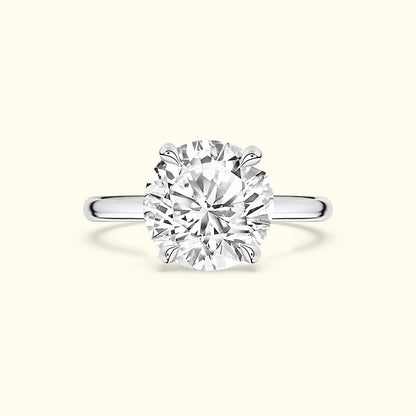 'Lilian' Ring with 4.09ct Round Diamond