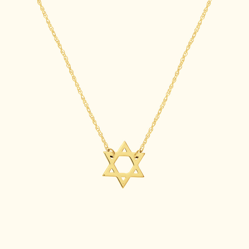 So You Mini Star Of David Adj Necklace