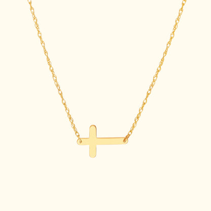 So You Mini E2W Cross Adjustable Necklace