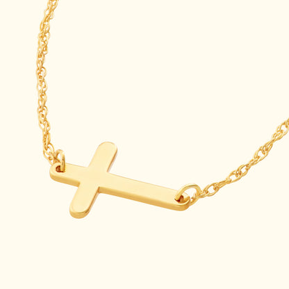 So You Mini E2W Cross Adjustable Necklace