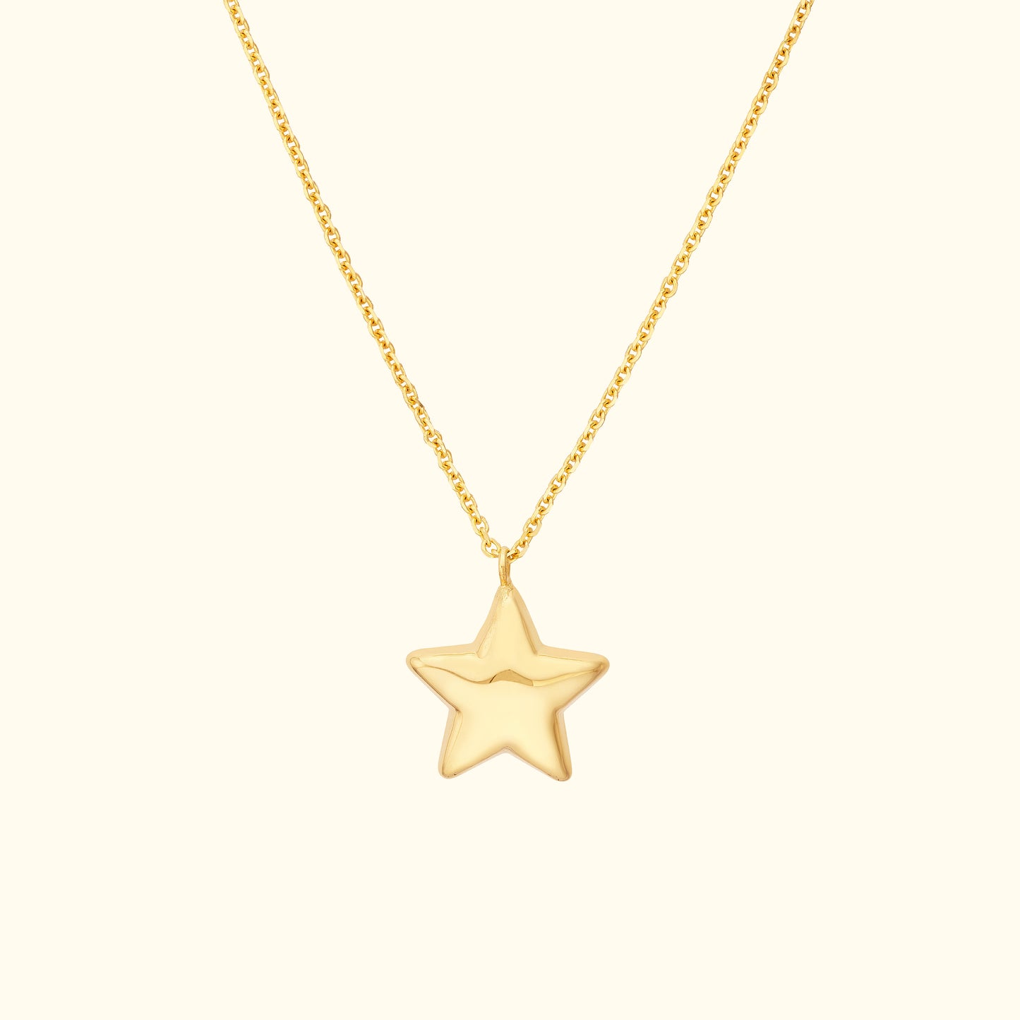 Puff Star Necklace with Lobster