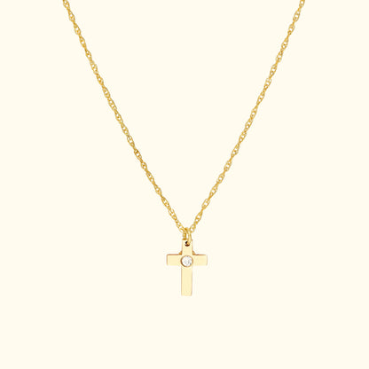 So You Diamond Cross Necklace