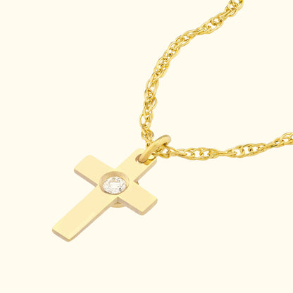 So You Diamond Cross Necklace