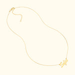 Gold necklace with the name "Sofia" embellished in a stylish, cursive font.