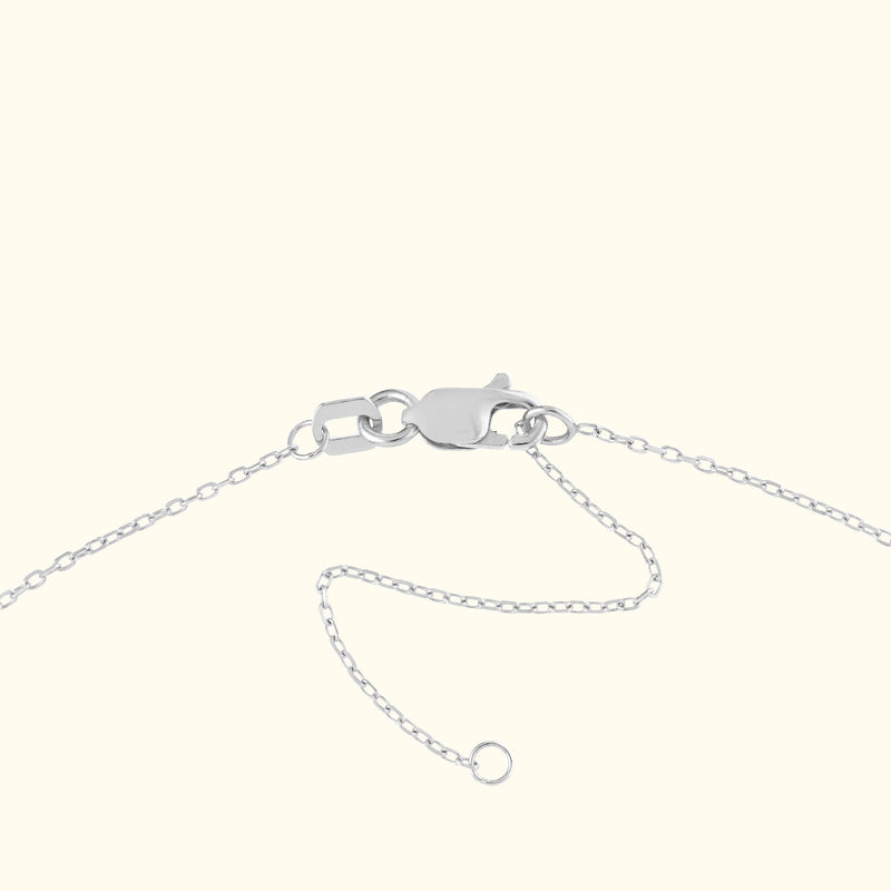 Vertical Script Numeral Necklace