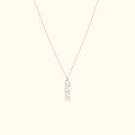 Vertical Script Numeral Necklace
