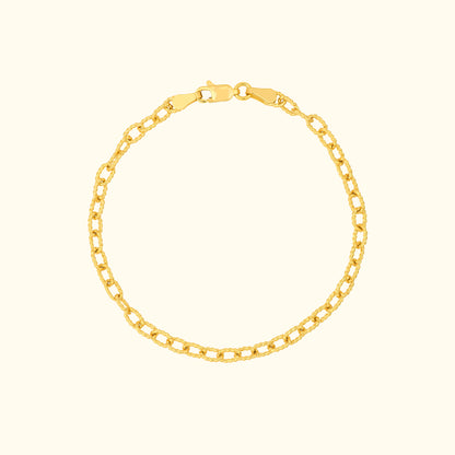 Twisted Forzentina Chain Bracelet