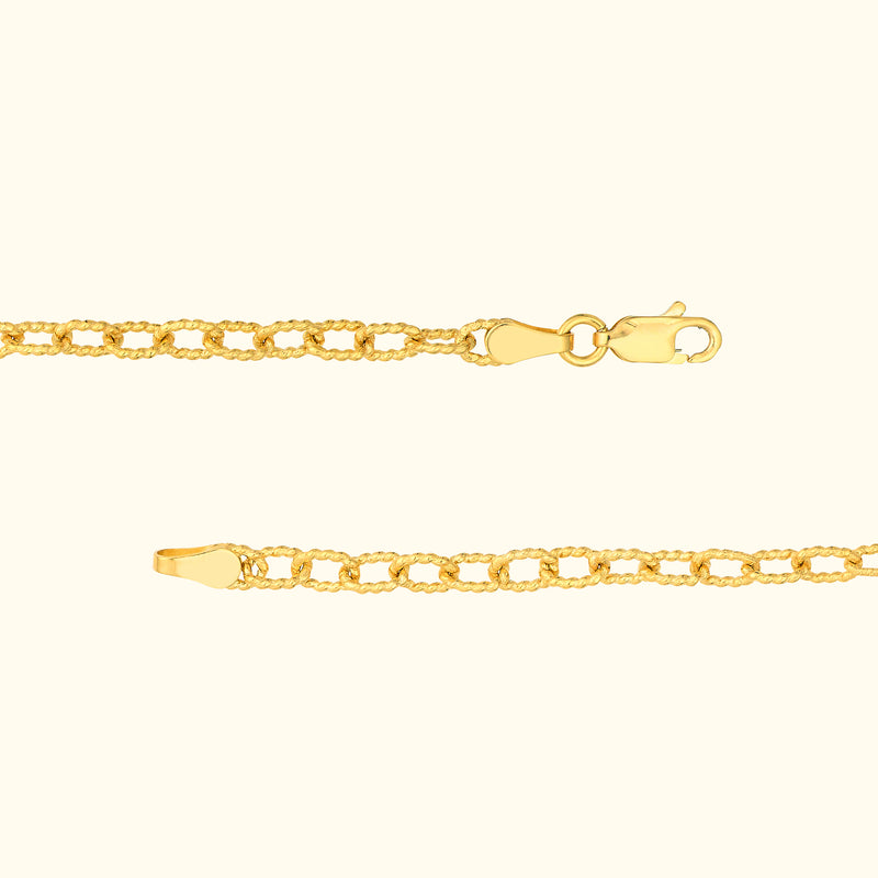 Twisted Forzentina Chain Bracelet