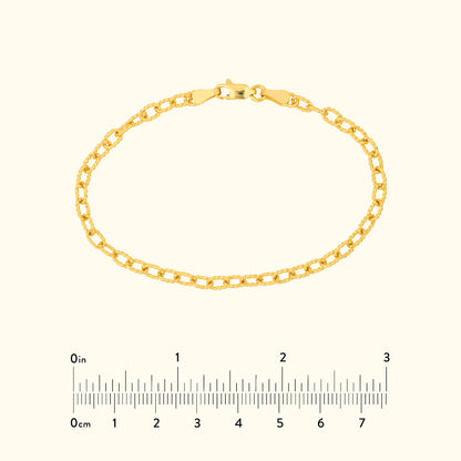 Twisted Forzentina Chain Bracelet