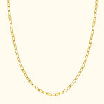 Thick Paper Clip Chain Necklace