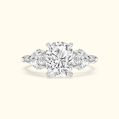 'Madeline' Ring with 2.02ct Cushion Diamond