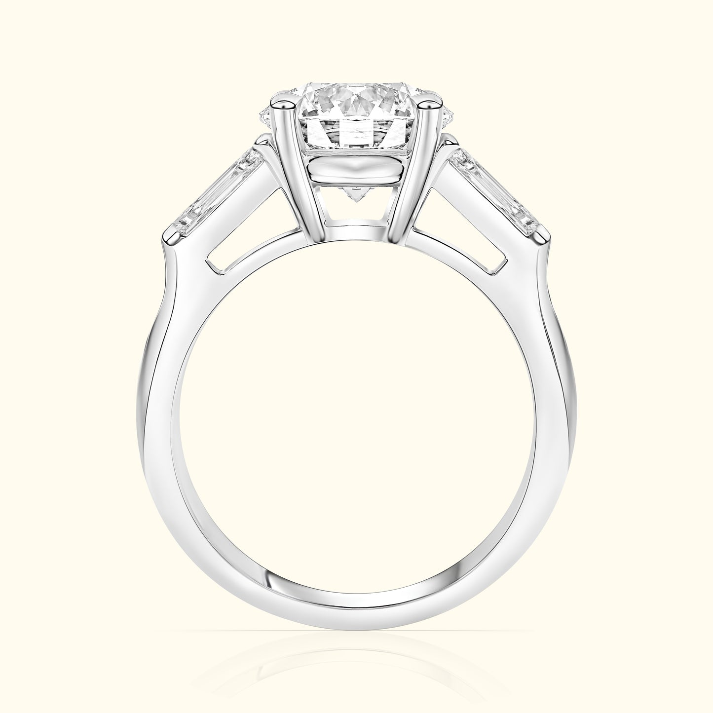 'Meghan' Ring with 3.09ct Round Diamond