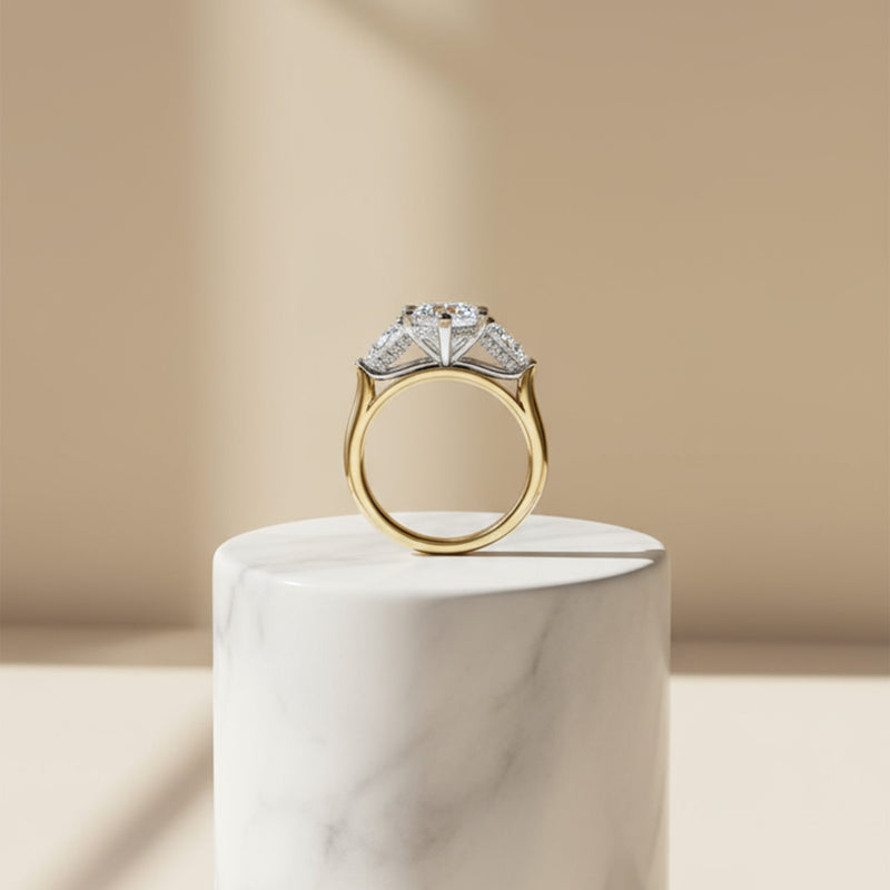 Daisy Engagement Ring