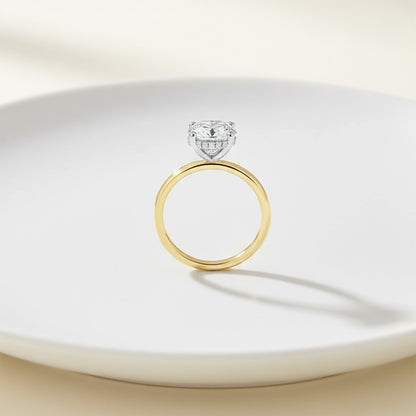 'Jess' Ring with 1.08ct Round Diamond