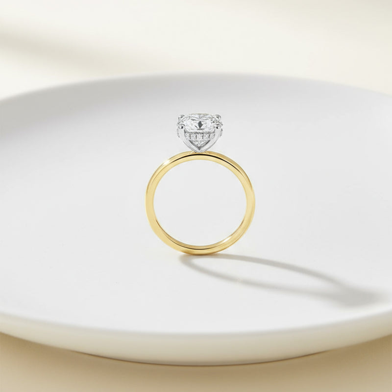'Jess' Ring with 1.08ct Round Diamond
