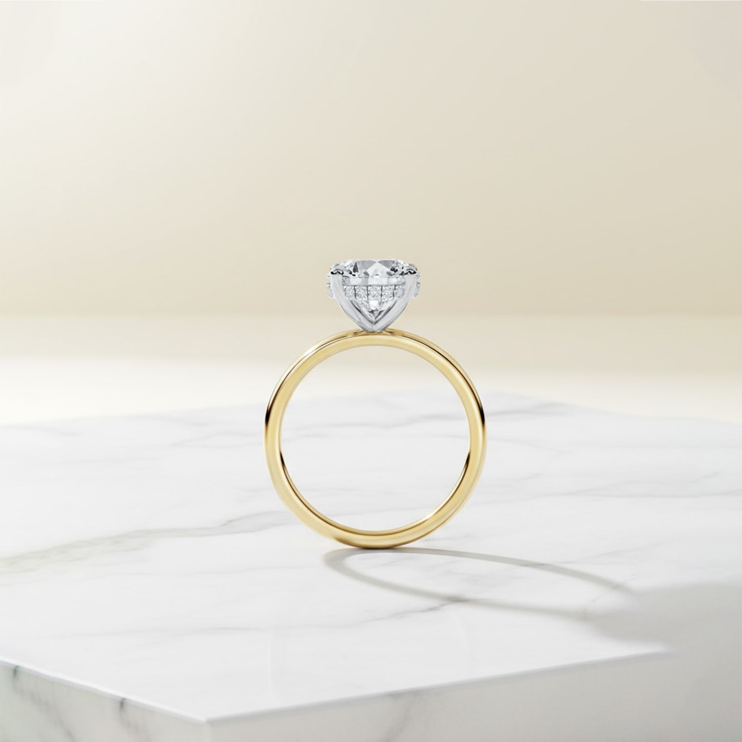 'Jess' Ring with 1.08ct Round Diamond