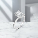 'Jess' Ring with 3.27ct Emerald Diamond