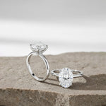 'Lilian' Ring with 1.97ct Oval Diamond