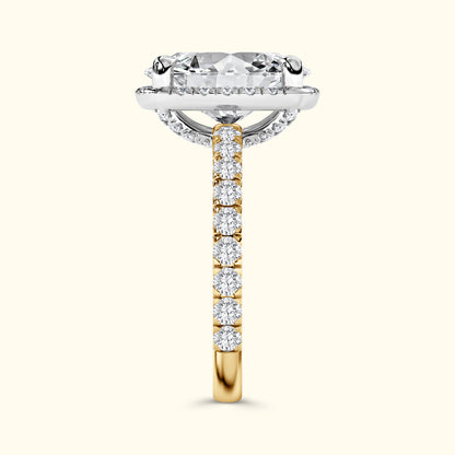 Stacie' Diamond Engagement Ring - Halo Elegance