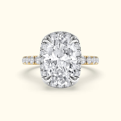 Stacie' Diamond Engagement Ring - Halo Elegance