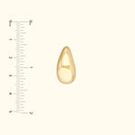 Teardrop Dome Earrings