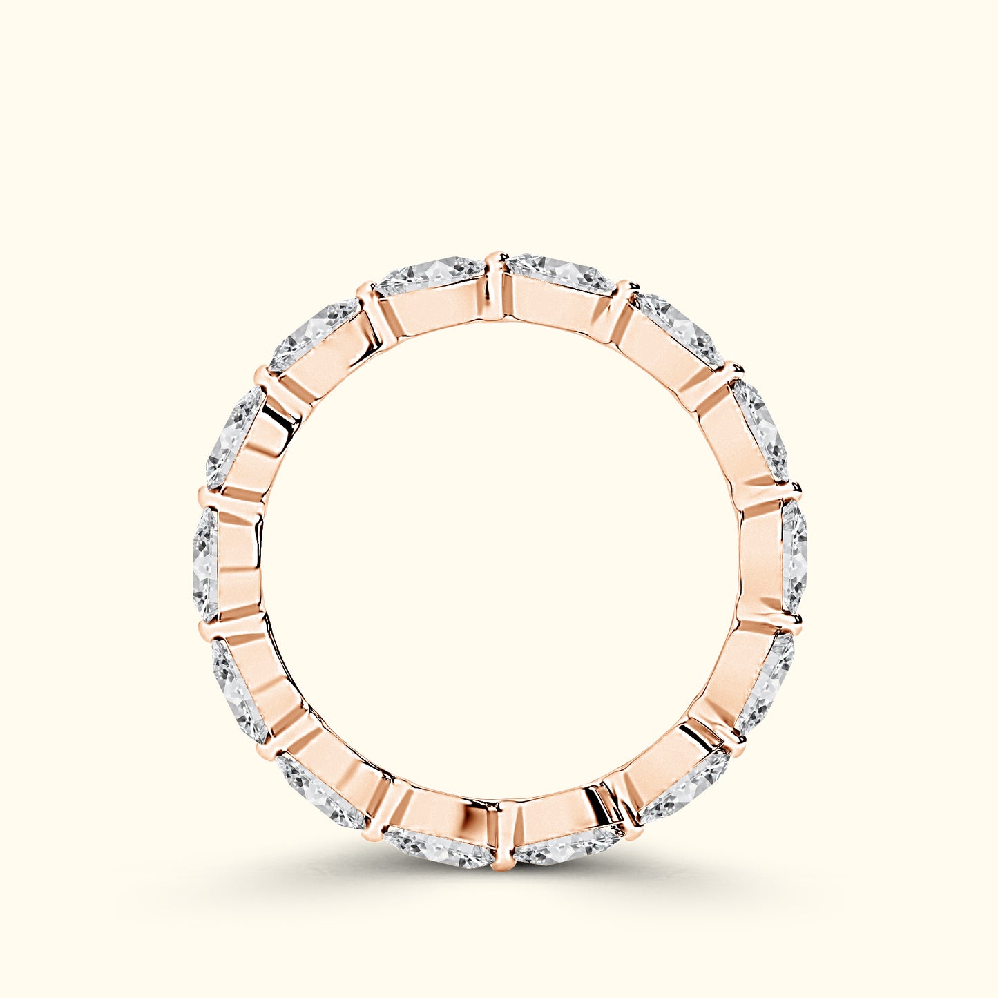 'Bailey' Pear Shaped 3.00ct Eternity Diamond Wedding Band