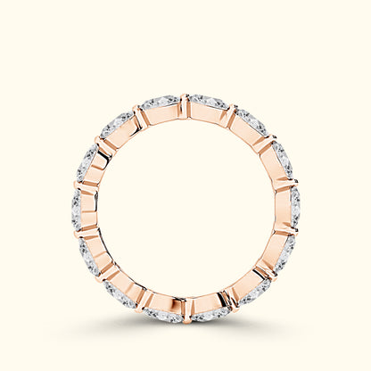 'Bailey' Pear Shaped 3.00ct Eternity Diamond Wedding Band