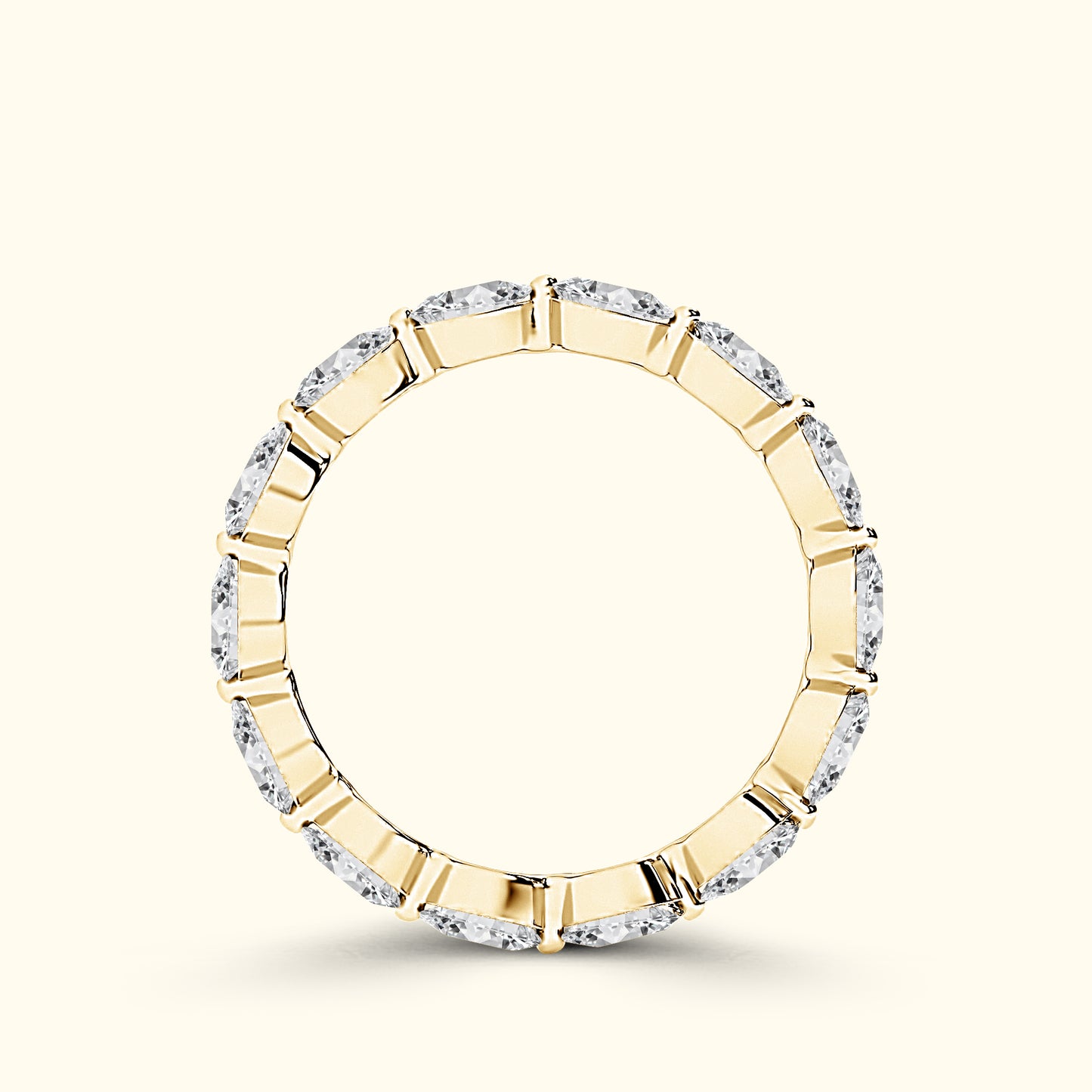 'Bailey' Pear Shaped 3.00ct Eternity Diamond Wedding Band