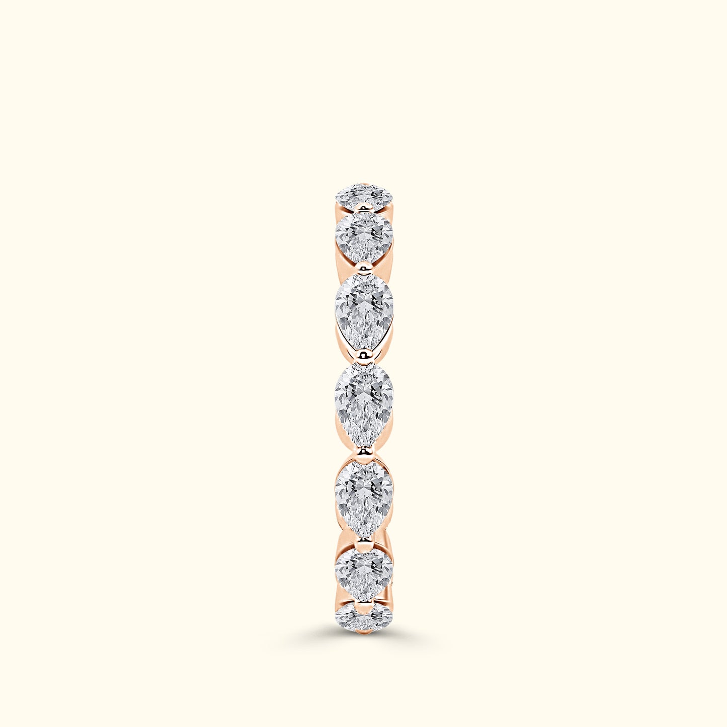 'Bailey' Pear Shaped 3.00ct Eternity Diamond Wedding Band