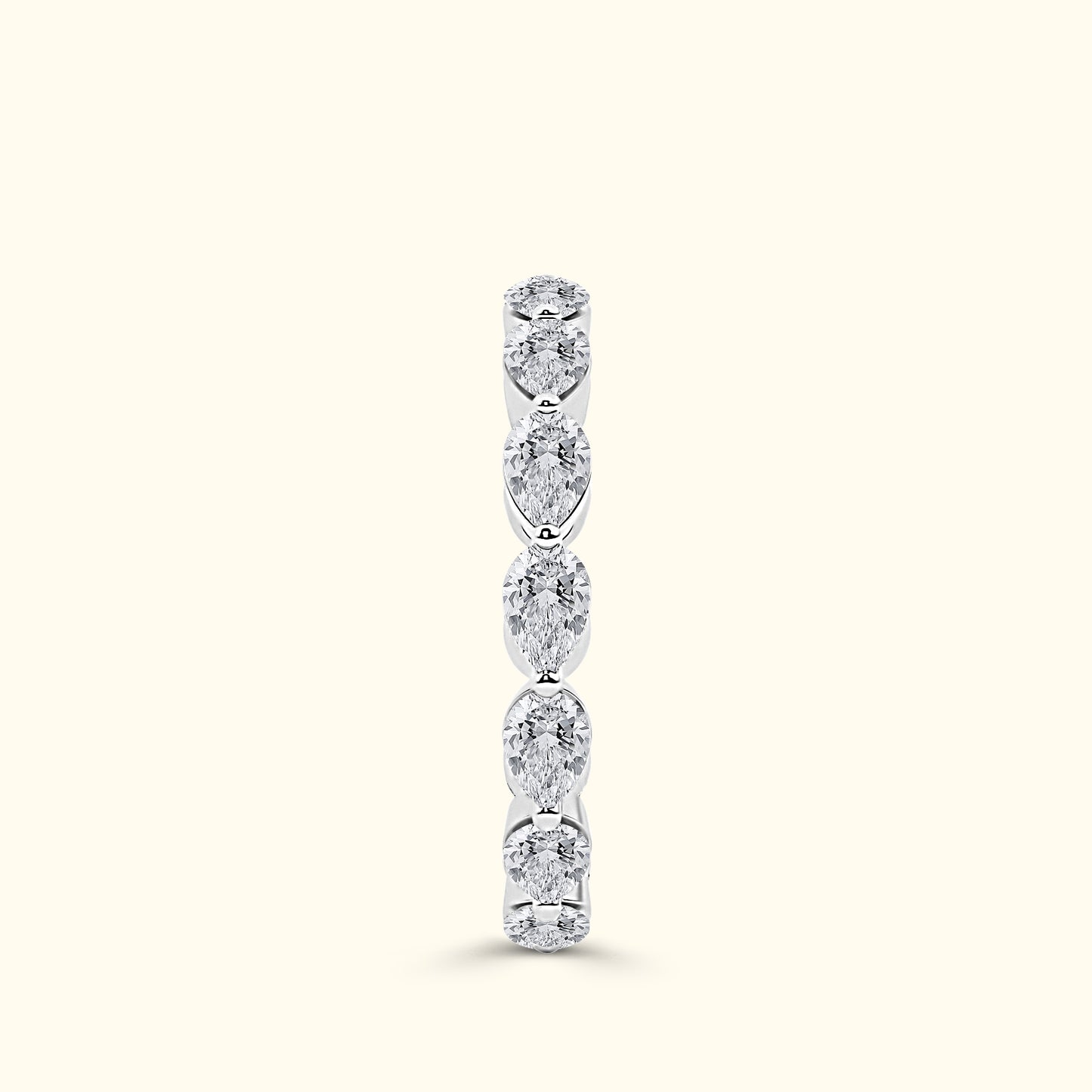 'Bailey' Pear Shaped 3.00ct Eternity Diamond Wedding Band