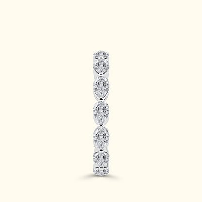 'Bailey' Pear Shaped 3.00ct Eternity Diamond Wedding Band